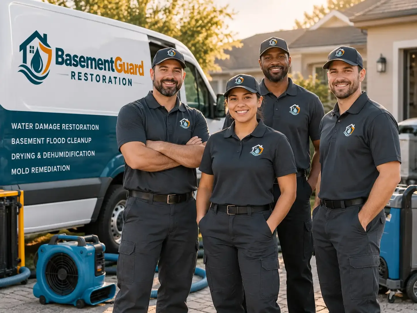 Basement Water Damage Restoration company in Glidden, TX